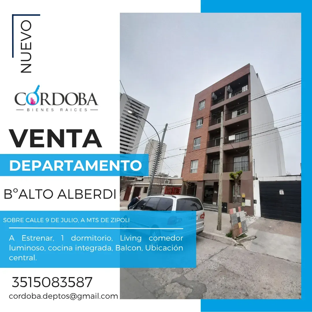 DEPARTAMENTOS EN VENTA DE UN DORMITORIO EN ALTO ALBERDI