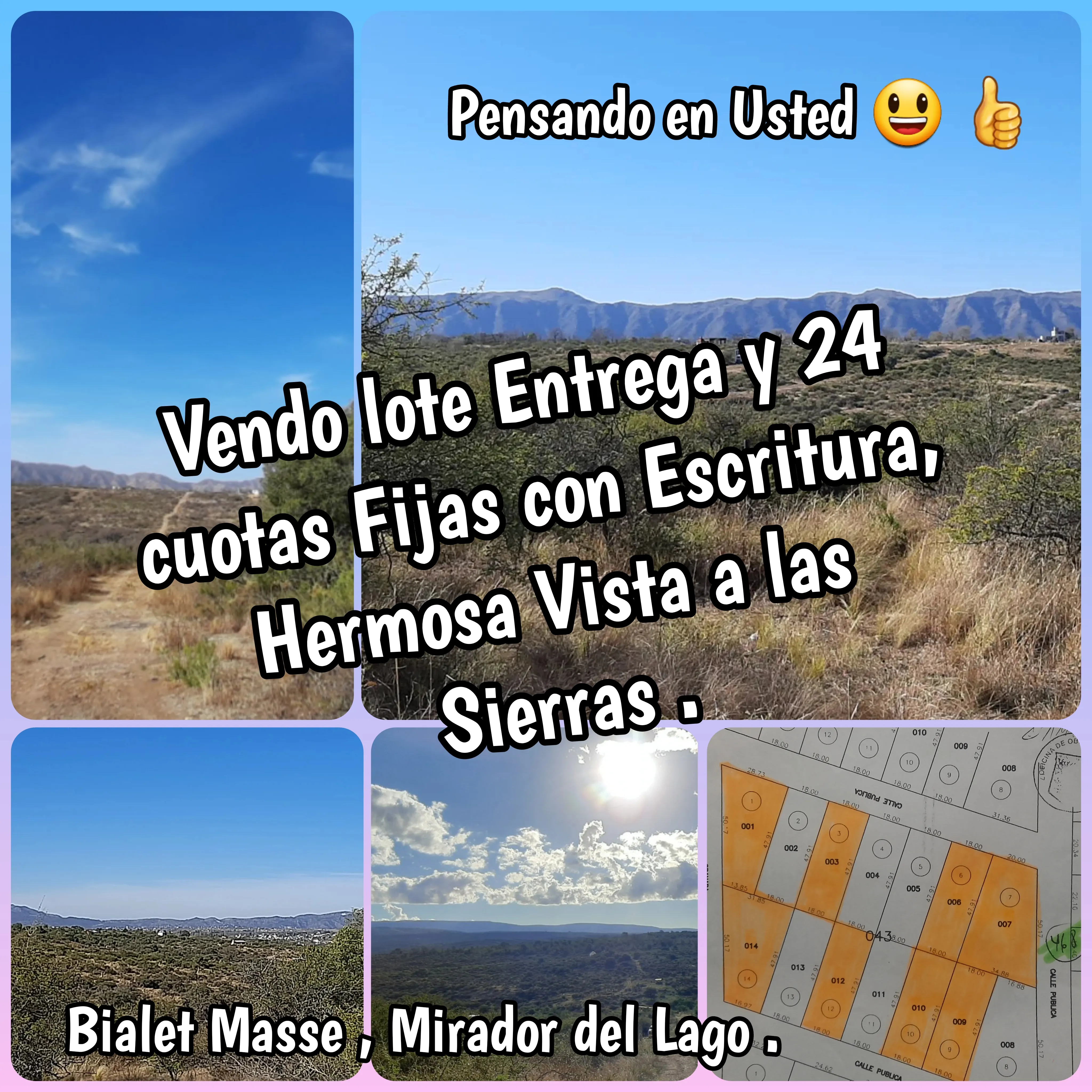 Vendo lote de 1165mts con Escritura,  Facilidades de Entrega y cuotas