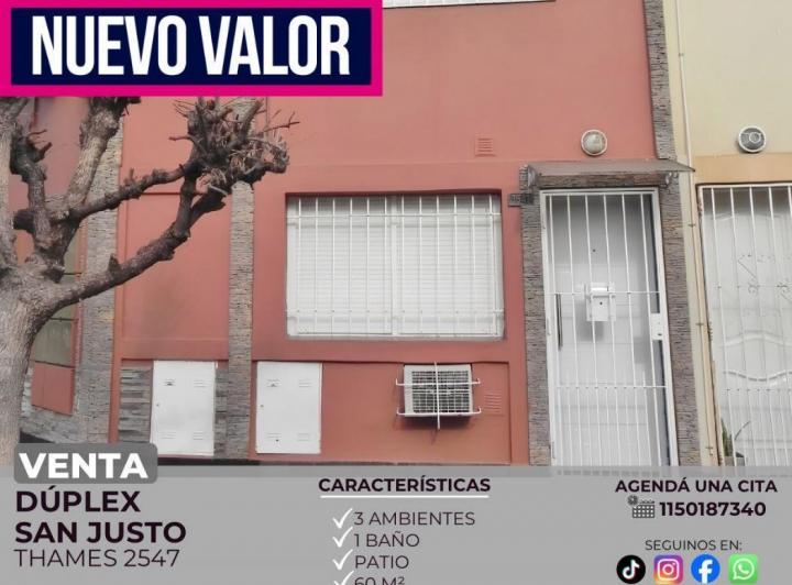 Departamento · 60m² · 3 Ambientes