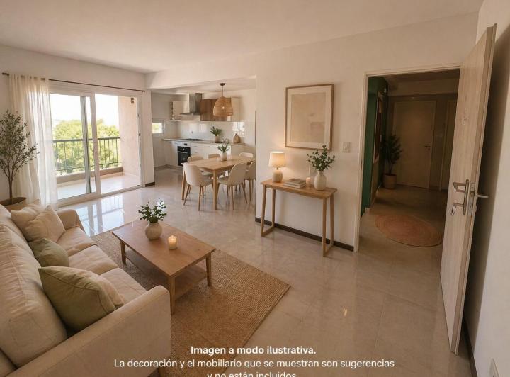 Departamento · 54m² · 2 Ambientes · 1 Cochera