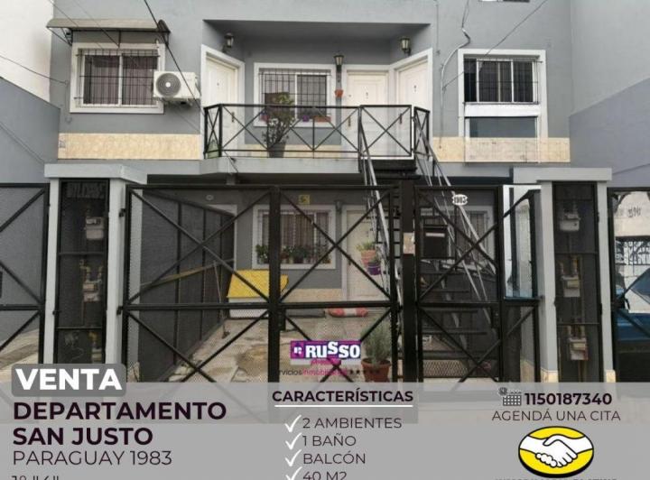 Departamento · 40m² · 2 Ambientes