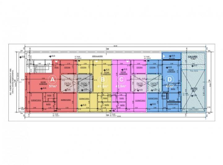 Departamento · 42m² · 3 Ambientes