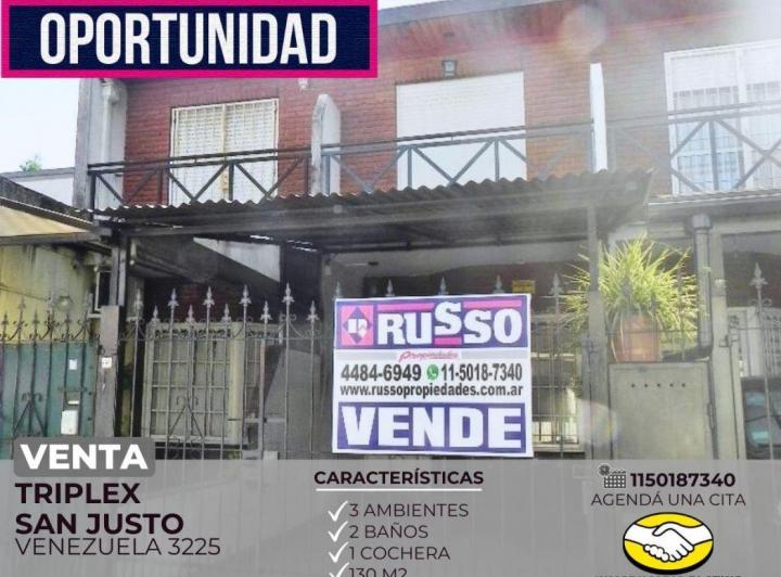 Departamento · 120m² · 3 Ambientes · 1 Cochera