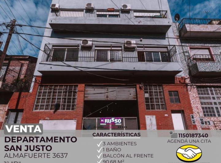 Departamento · 90m² · 3 Ambientes
