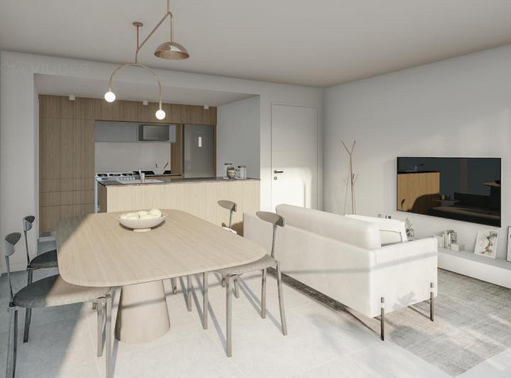 Departamento · 44m² · 2 Ambientes · 1 Cochera