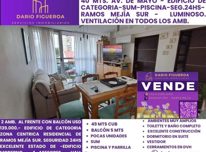 Departamento · 49m² · 2 Ambientes