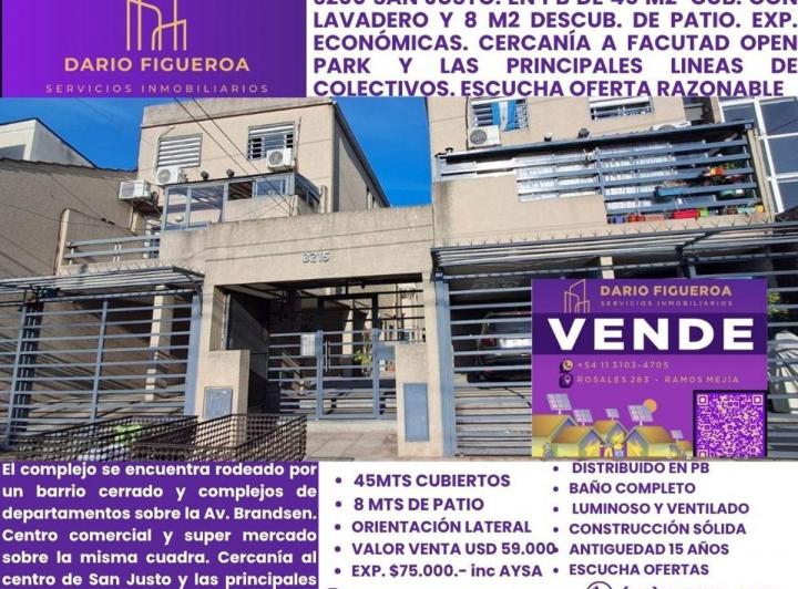 Departamento · 39m² · 2 Ambientes