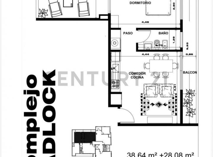 Departamento · 39m² · 2 Ambientes