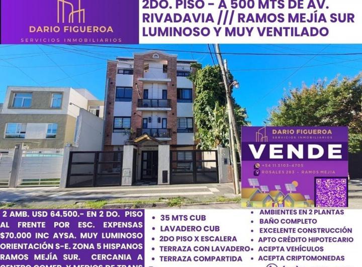 Departamento · 35m² · 2 Ambientes