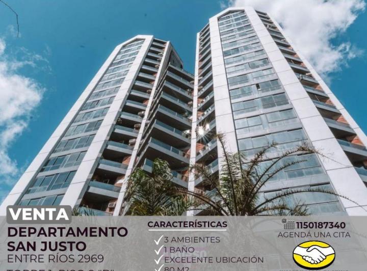 Departamento · 80m² · 3 Ambientes