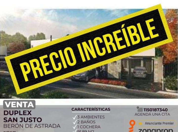 Departamento · 66m² · 3 Ambientes · 1 Cochera