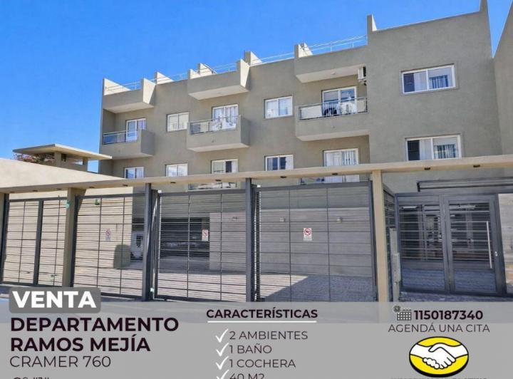 Departamento · 40m² · 2 Ambientes · 1 Cochera