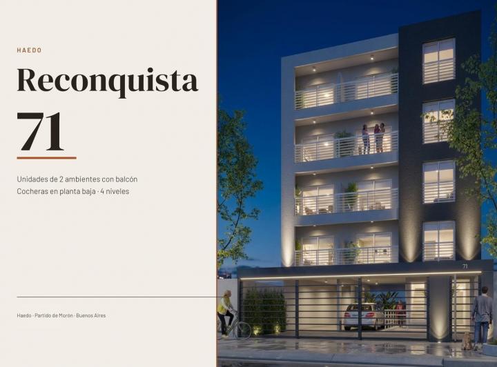 Departamento · 38m² · 2 Ambientes · 2 Cocheras