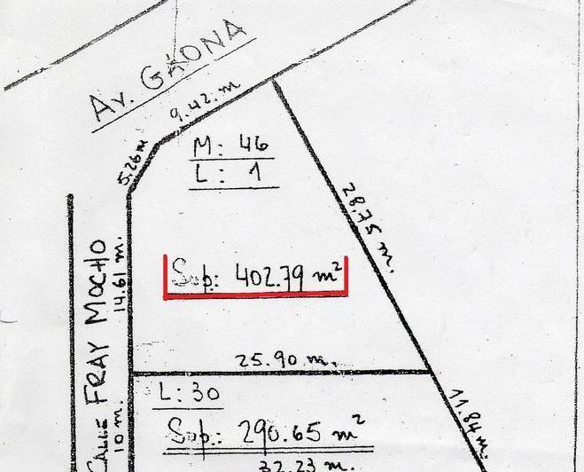 Terreno · 400m²