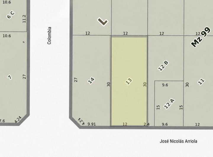 Terreno · 360m²
