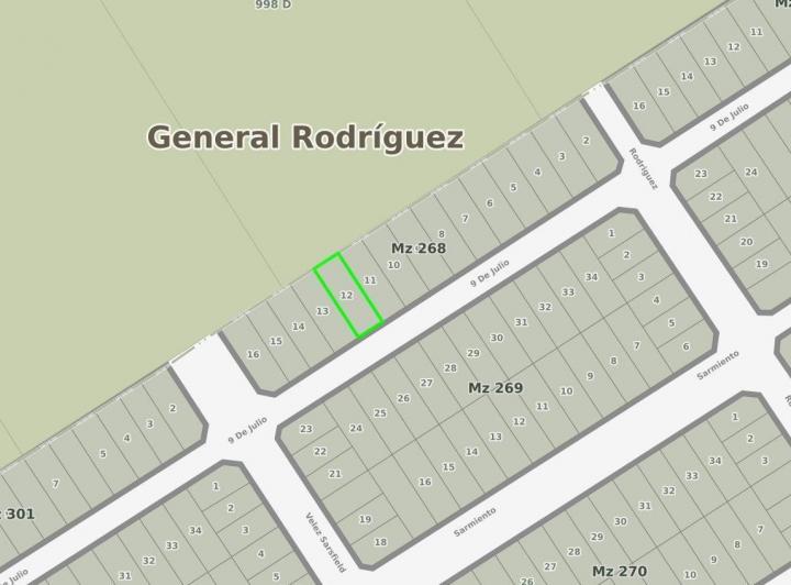 Terreno · 282m²