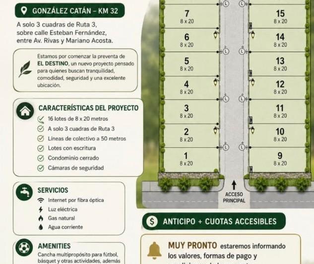 Terreno · 160m²