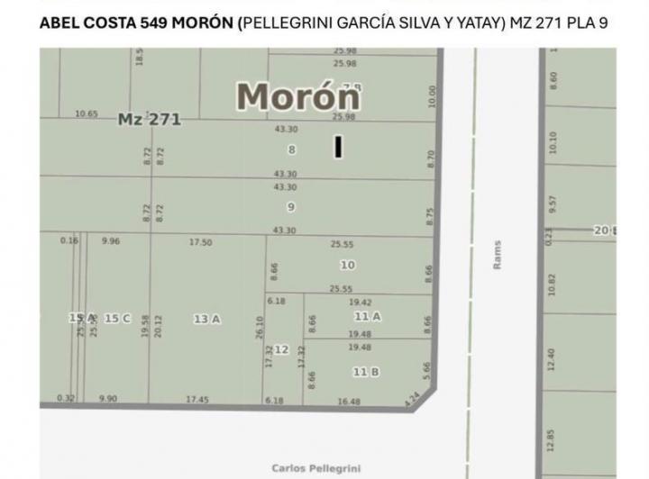 Terreno · 382m²