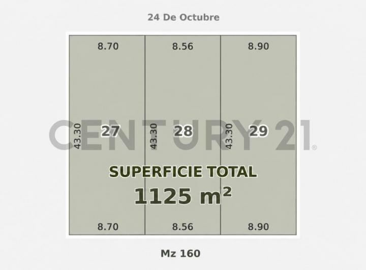 Terreno · 350m²