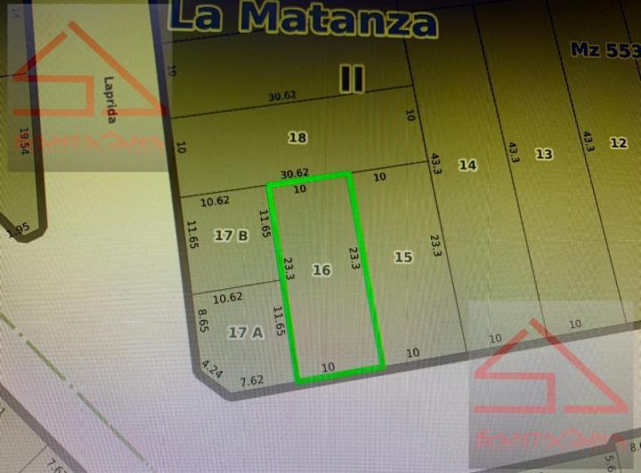 Terreno · 233m²