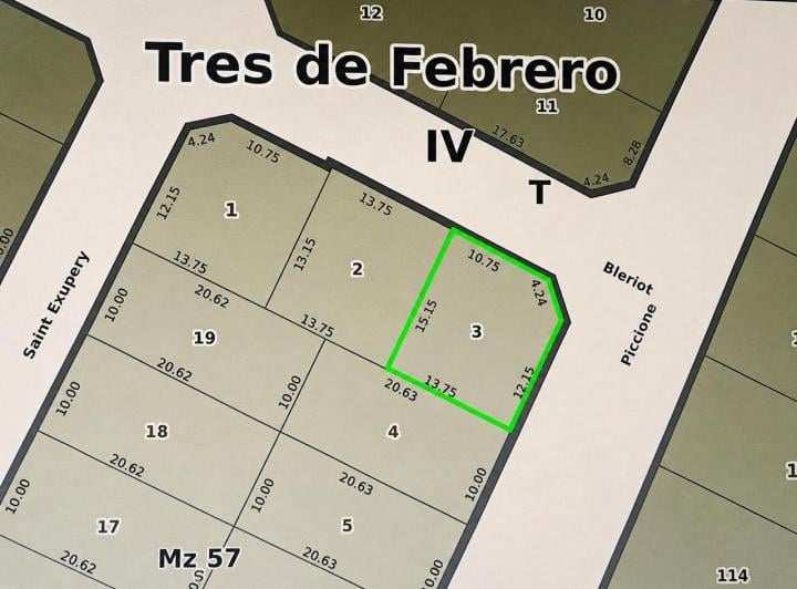 Terreno · 10m² · 1 Ambiente