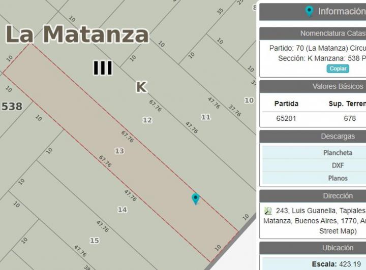 Terreno · 680m²