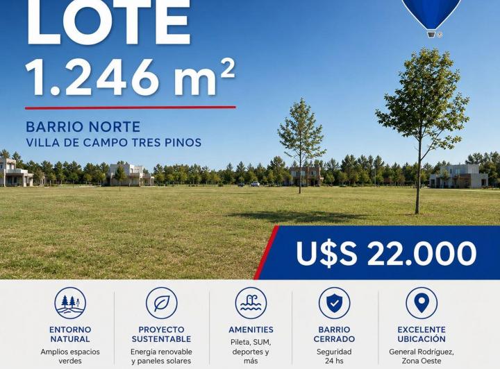 Terreno · 1246m²