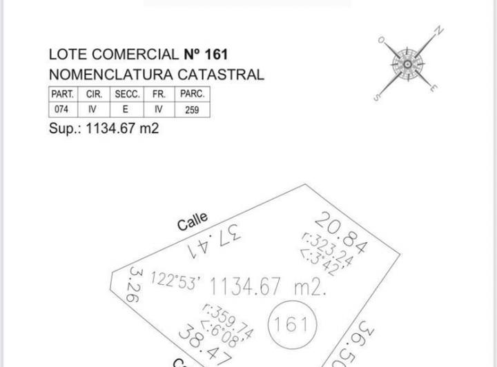 Terreno · 1134m²