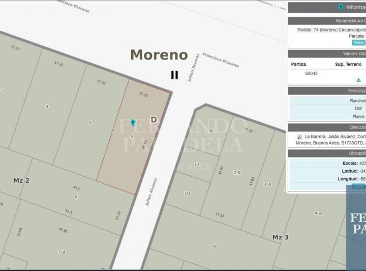 Terreno · 825m²