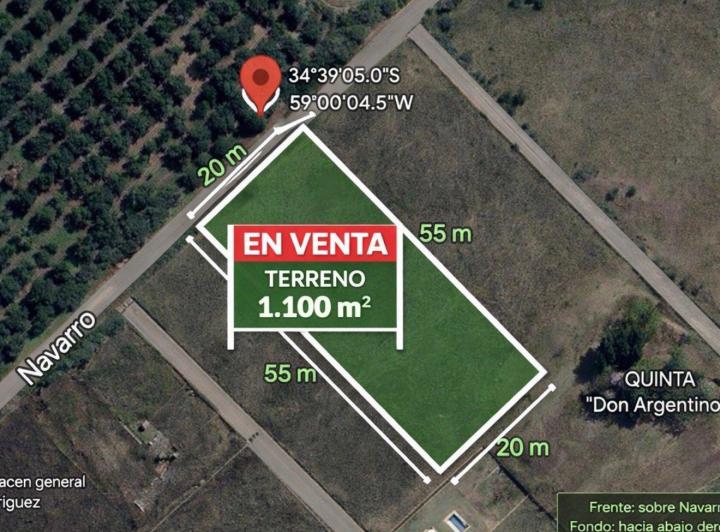 Terreno · 1100m²