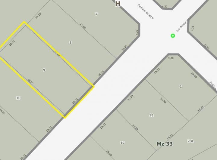 Terreno · 200m²
