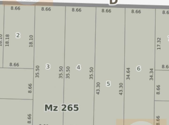 Terreno · 307m²