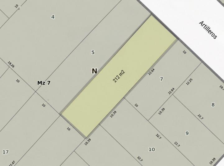 Terreno · 212m²
