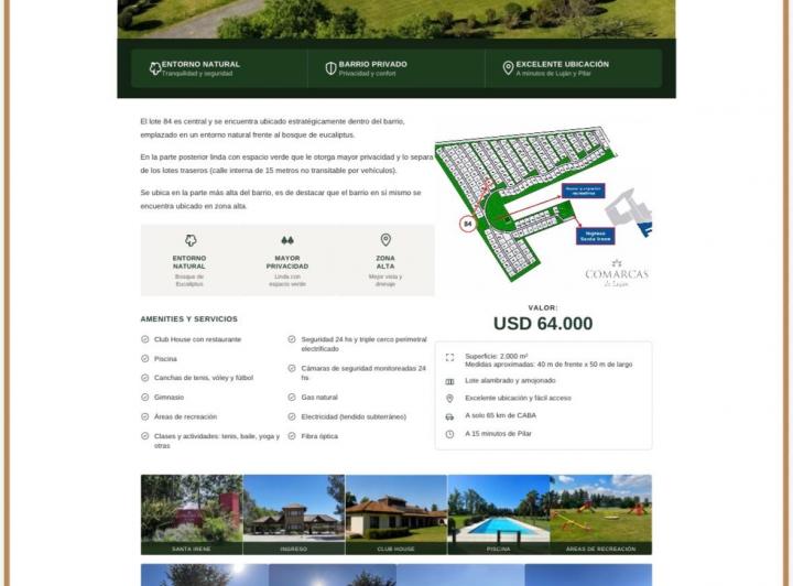 Terreno · 2000m²
