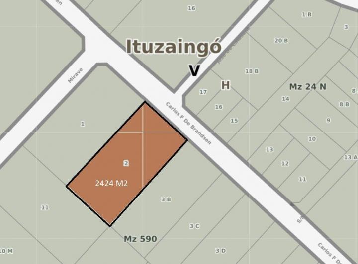 Terreno · 2424m²