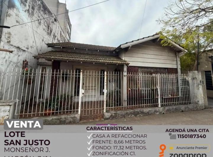 Terreno · 85m² · 3 Ambientes