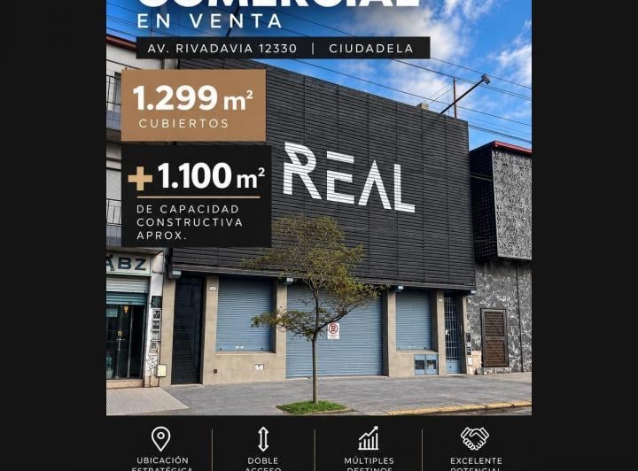 Local comercial · 1299m² · 14 Ambientes · 4 Cocheras