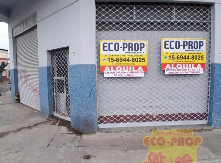 Bodega-Galpón · 206m² · 1 Ambiente