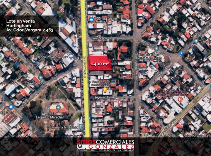 Terreno · 1400m²