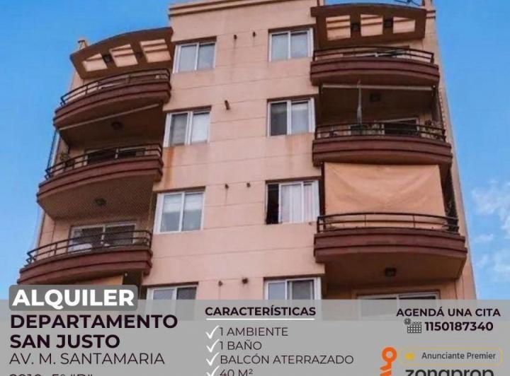 Departamento · 40m² · 1 Ambiente