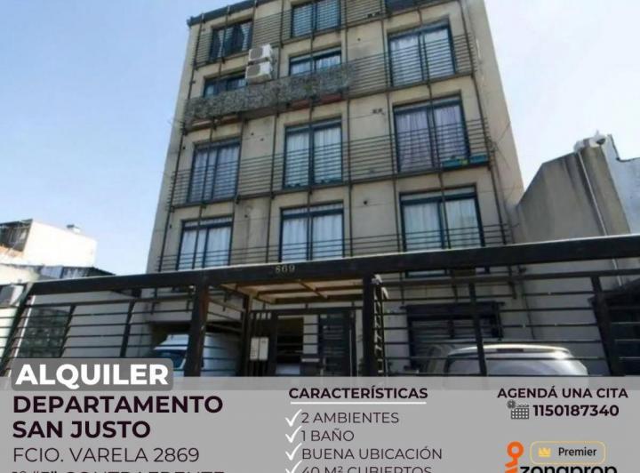 Departamento · 40m² · 2 Ambientes
