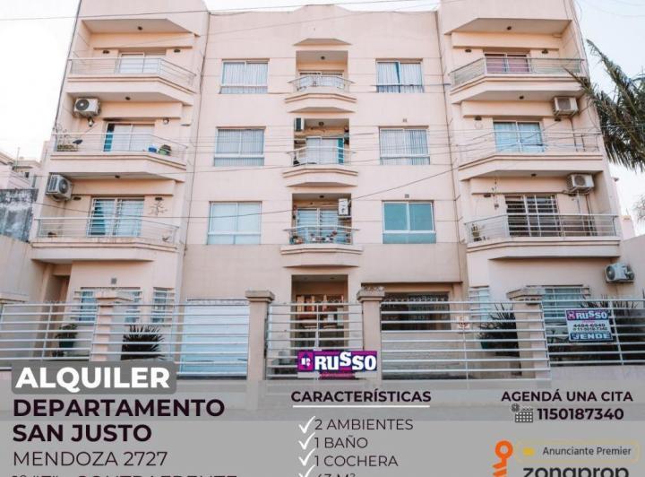 Departamento · 43m² · 2 Ambientes · 1 Cochera