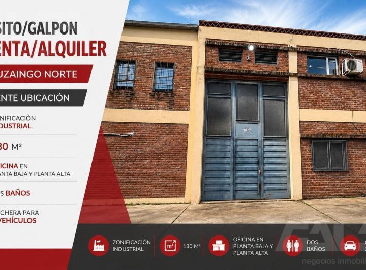 Depósito · 187m² · 5 Ambientes · 2 Cocheras