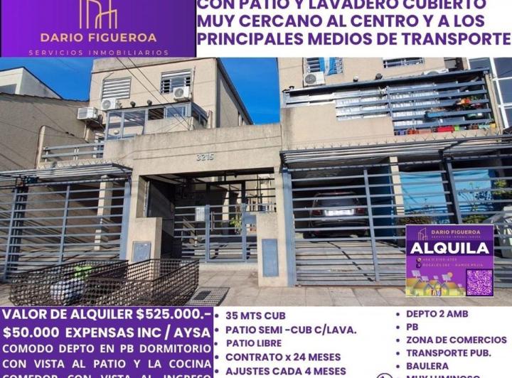 Departamento · 35m² · 2 Ambientes