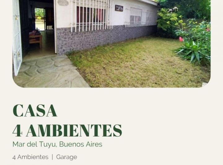 Casa · 60m² · 4 Ambientes · 2 Cocheras