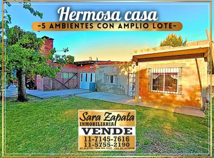 Casa · 90m² · 5 Ambientes · 2 Cocheras