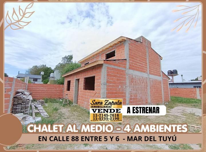 Casa · 60m² · 4 Ambientes · 1 Cochera