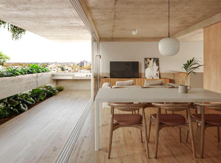 Departamento · 77m² · 3 Ambientes · 1 Cochera