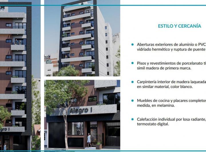 Departamento · 47m² · 2 Ambientes · 1 Cochera