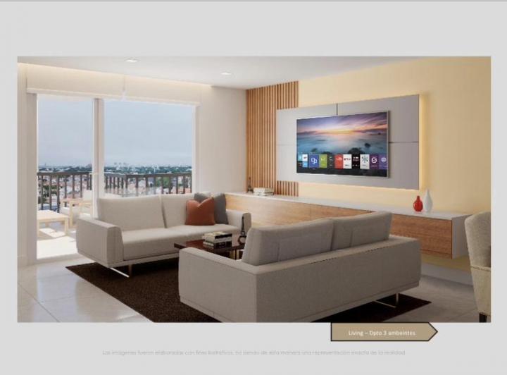 Departamento · 60m² · 2 Ambientes · 1 Cochera